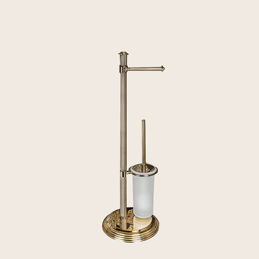 Colombo Hermitage Piantana Portarotolo E Portascopino Oro B33180HPS