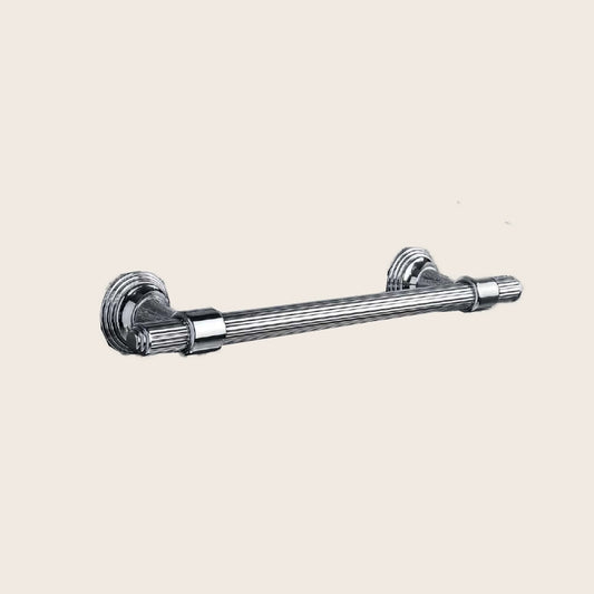 Colombo Hermitage Portasciugamani 35 cm cromo b3309 montato a parete, vista del design e della finitura - Colombo Design