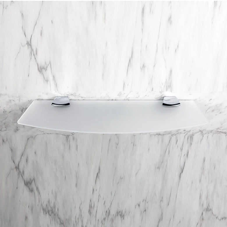 Colombo Land Mensola bagno 60 cm in Vetro cromo immagine 4 Colombo Design