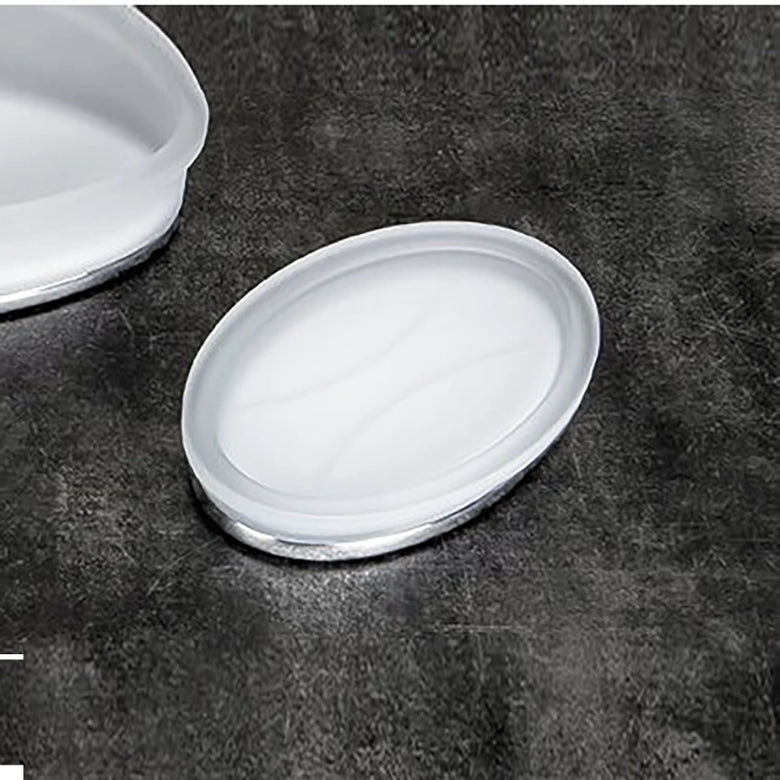Colombo Land Porta Sapone da Appoggio in Vetro Acidato immagine 4 Colombo Design