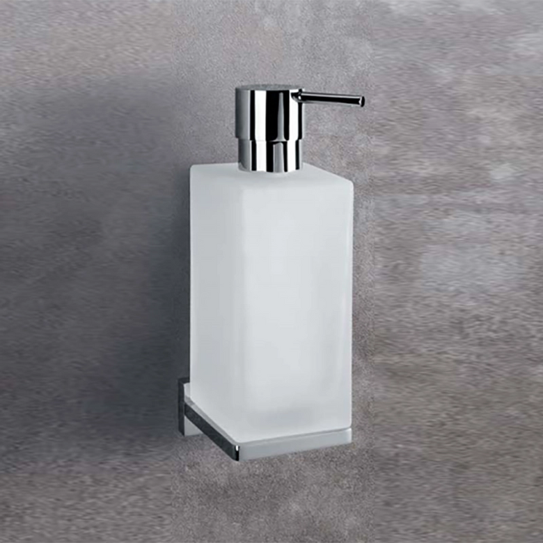 Colombo Look Dispenser a Parete in vetro Acidato Naturale dettaglio Colombo Design