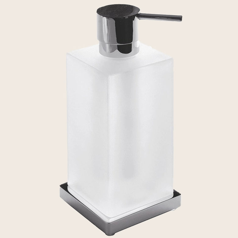 Colombo Look Dispenser sapone liquido da appoggio in Vetro dettaglio Colombo Design