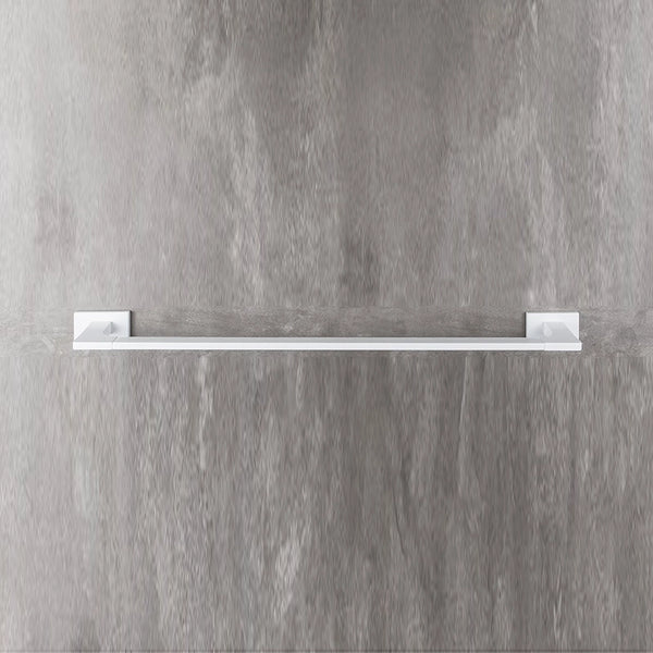 Colombo Look Porta Asciugamani 57 Cm Bianco Opaco montato a parete, vista del design e della finitura - Colombo Design