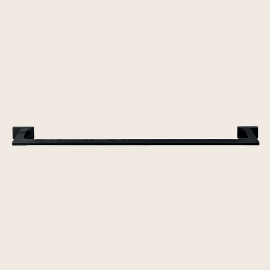 Colombo Look Porta Salvietta 72 cm Nero Opaco b1611 montato a parete, vista del design e della finitura - Colombo Design