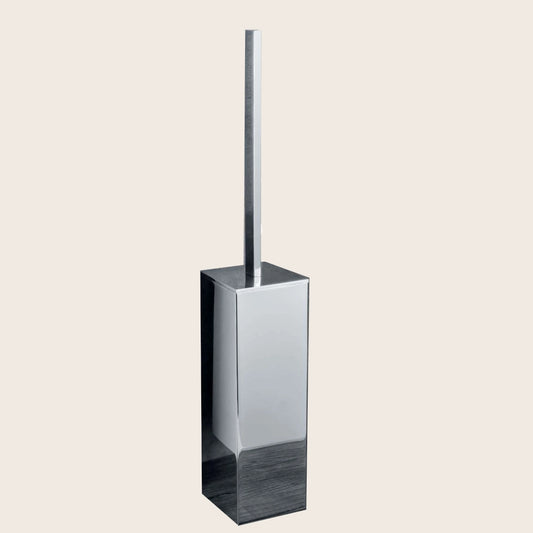 Colombo Look Porta Scopino a muro in cromall cromo montato a parete, vista del design e della finitura - Colombo Design