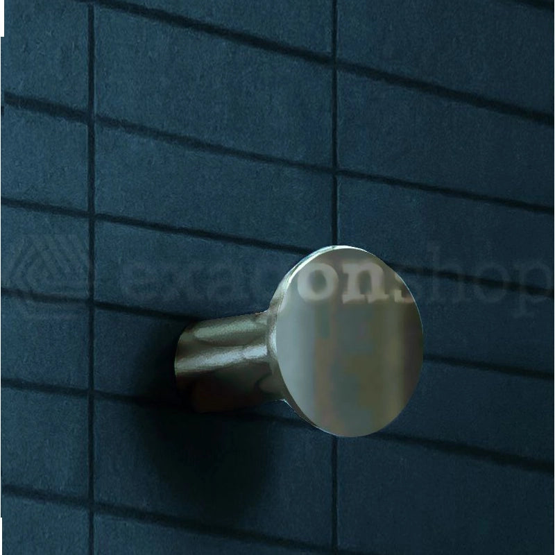 Colombo Mini gancio portasciugmani stainless steel zirconium Zirconium Ss Hps in acciaio inox montato a parete, vista del...
