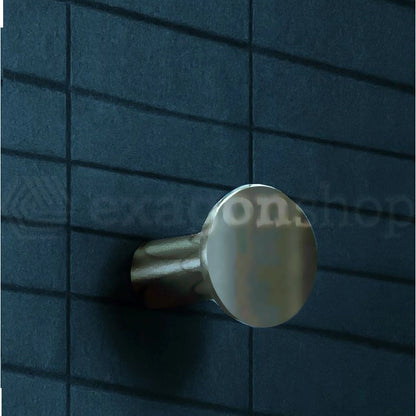 Colombo Mini gancio portasciugmani stainless steel zirconium Zirconium Ss Hps in acciaio inox montato a parete, vista del...