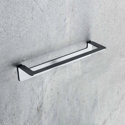 Colombo Over portasciugamani 30 cm a parete In Acciaio in acciaio inox e satinato montato a parete, vista del design e...