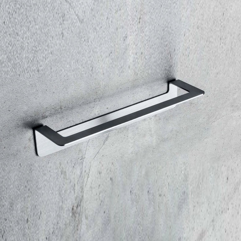 Colombo Over portasciugamani 30 cm a parete In Acciaio in acciaio inox e satinato montato a parete, vista del design e...
