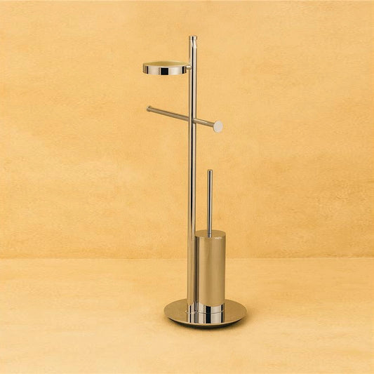 Colombo Planets B9813 Piantana portasciugamani portasapone portascopino portarotolo cromo