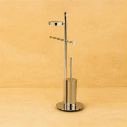 Colombo Planets B9813 Piantana portasciugamani portasapone portascopino portarotolo cromo