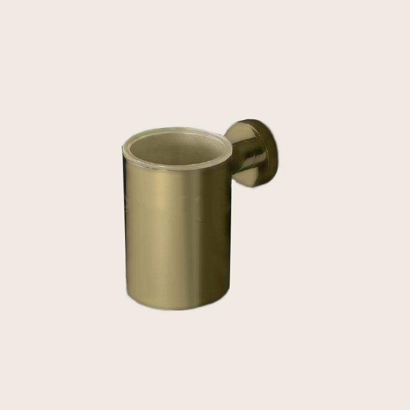 Colombo Plus Bicchiere porta spazzolini Inamovibile Oro Mat W49020OM