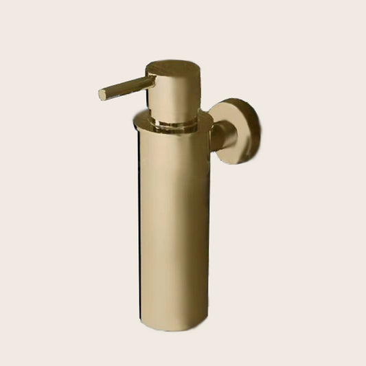 Colombo Plus Dispenser a Parete Oro mat Oromat montato a parete, vista del design e della finitura - Colombo Design