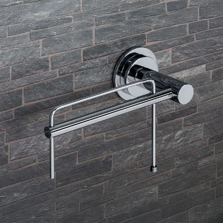 Colombo Plus Porta Rotolo Sinistro a muro per wc in ottone immagine 4 Colombo Design