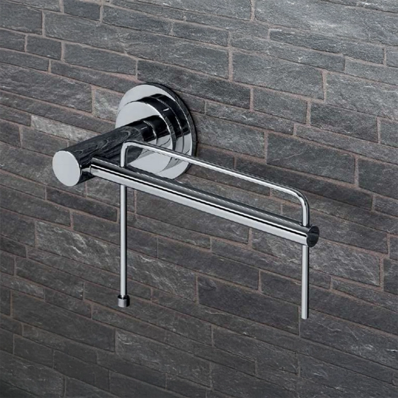Colombo Plus Porta Rotolo destro a muro per wc in ottone immagine 4 Colombo Design
