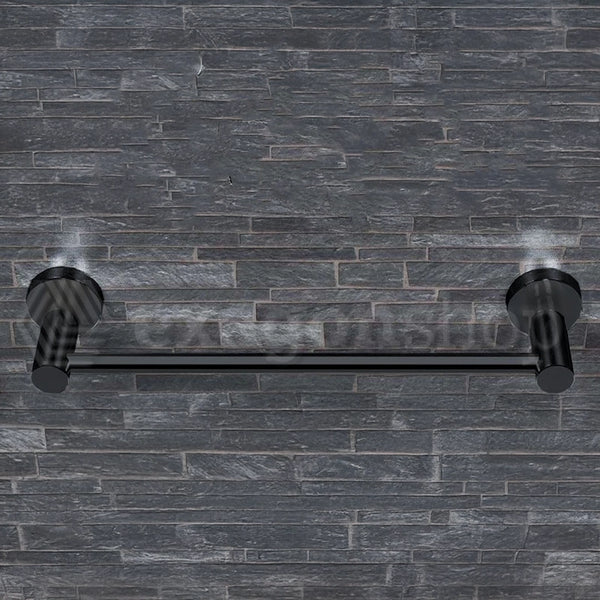 Colombo Plus Portasciugamani 33 cm Nero Opaco montato a parete, vista del design e della finitura - Colombo Design