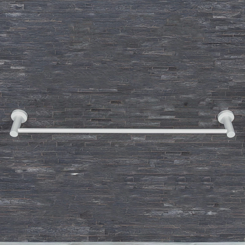 Colombo Plus Portasciugamani 63 cm a muro Bianco Opaco montato a parete, vista del design e della finitura - Colombo Design
