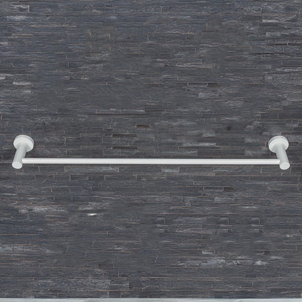 Colombo Plus Portasciugamani 63 cm a muro Bianco Opaco montato a parete, vista del design e della finitura - Colombo Design