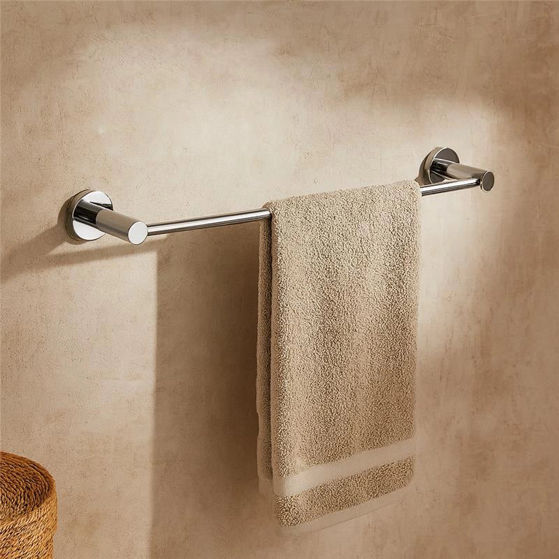 Colombo Plus portasciugamani 33,5 cm a parete Cromo in ottone e cromato montato a parete, vista del design e della...