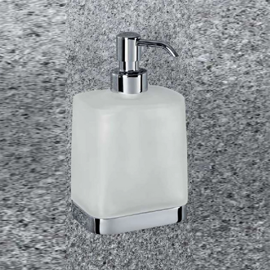Colombo Time w4280 Dispenser spandisapone liquido da Parete in vetro acidato e naturale montato a parete, vista del...