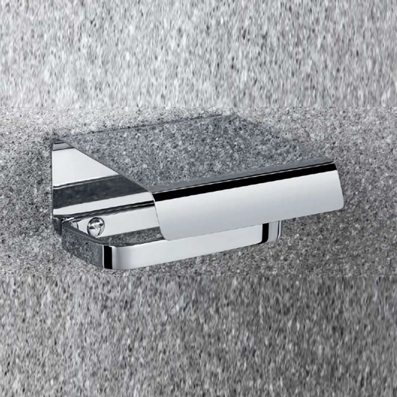 Colombo Time w4291 Porta Rotolo Coperto reversibile a muro dettaglio Colombo Design