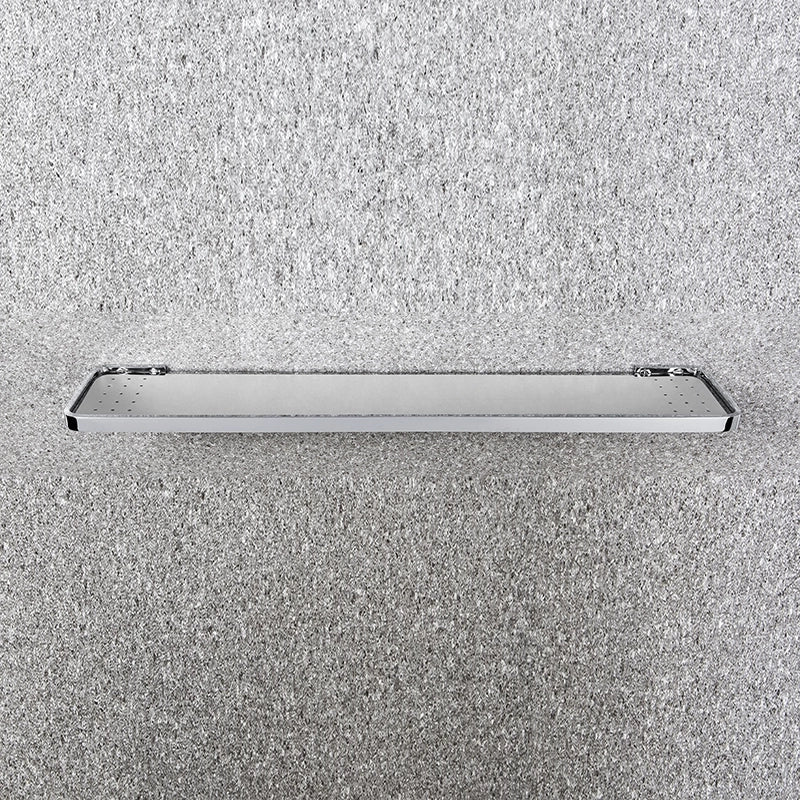 Colombo Time mensola bagno in Acciaio Inox Cromo w4216 installato in bagno moderno con ante in vetro temperato - Colombo...