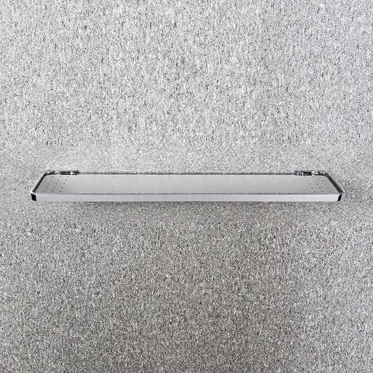 Colombo Time mensola bagno in Acciaio Inox Cromo w4216 installato in bagno moderno con ante in vetro temperato - Colombo...