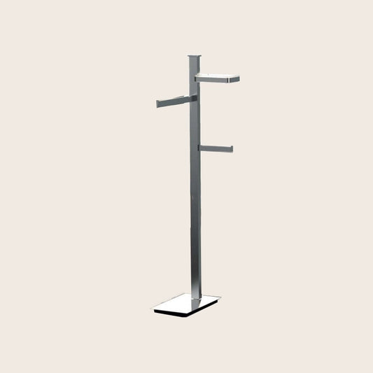 Colombo Units B9113d Piantana portasciugamani con portasapone e portarotolo destro cromo