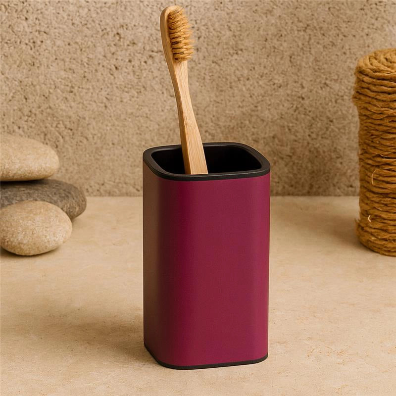 Colombo design Trenta Bicchiere Porta spazzolini da montato a parete, vista del design e della finitura
