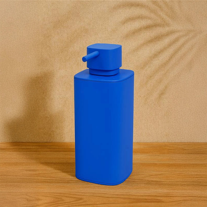 Colombo design Trenta Dispenser Spandisapone ccapri Blue montato a parete, vista del design e della finitura