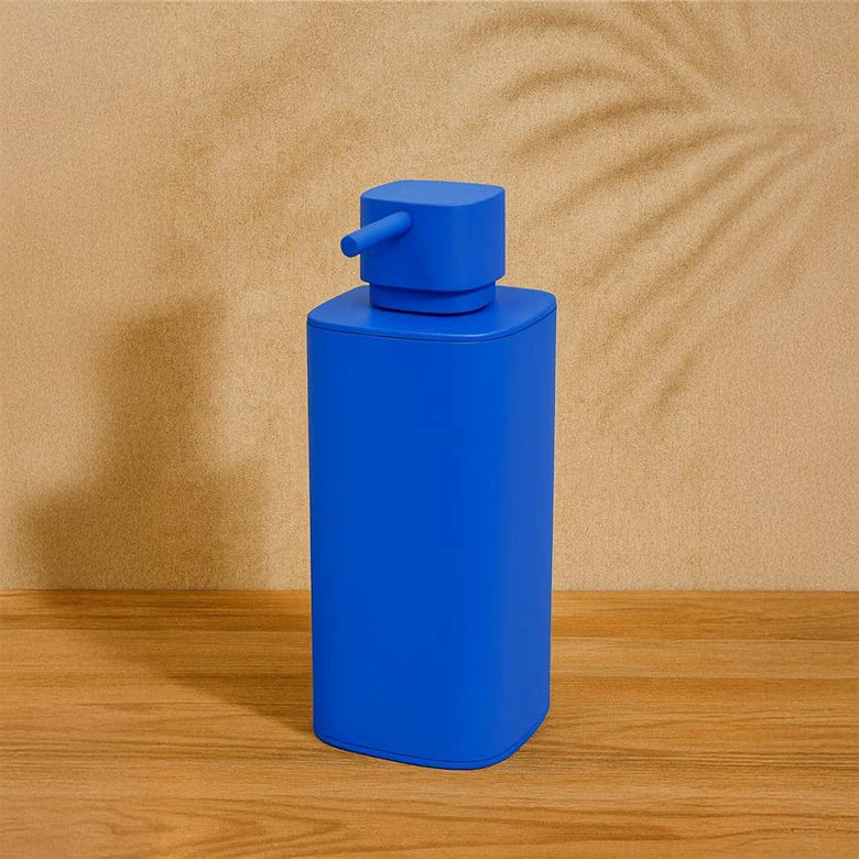 Colombo design Trenta Dispenser Spandisapone ccapri Blue montato a parete, vista del design e della finitura
