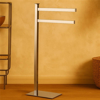 Colombo design Units B9103 Piantana portasciugamani in ottone cromo