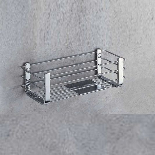 Colombo griglia Angolare Vasca Doccia con Ripiano Inox Cromo in acciaio inox e lucido installato in bagno moderno con...