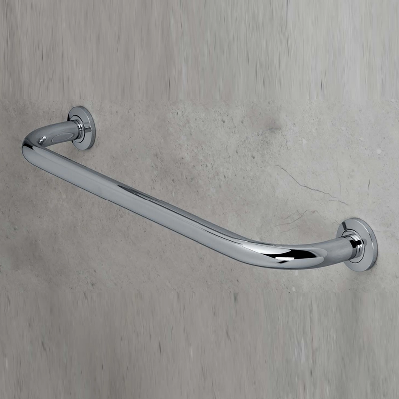 Colombo maniglia 55 cm di sicurezza vasca cromo b9721 in lucido montato a parete, vista del design e della finitura...