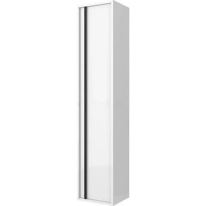 Colonna Bagno 140x30 bianco lucido Firenze Reversibile Push open