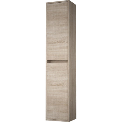 Colonna bagno 140x30 Rovere due ante ammortizzate Rigo