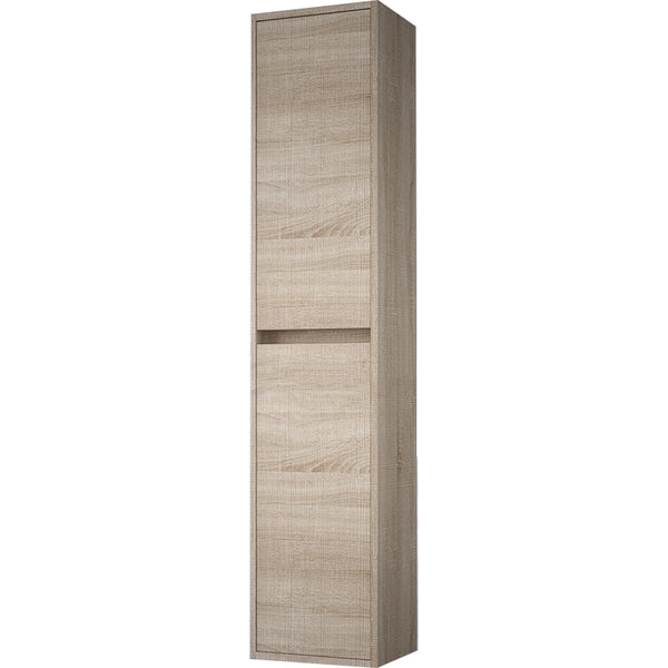 Colonna bagno 140x30 Rovere due ante ammortizzate Rigo