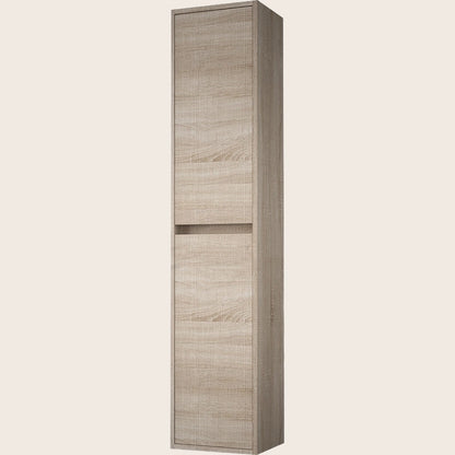 Colonna bagno 140x30 Rovere due ante ammortizzate Rigo