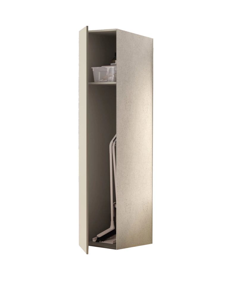 Colonna portascope 40x182 tortora opaco fianchi pietra – vista 2