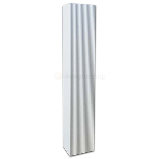 Colonna sospesa Bianco Opaco 26x150 Urbino Cannettata con un Anta destra