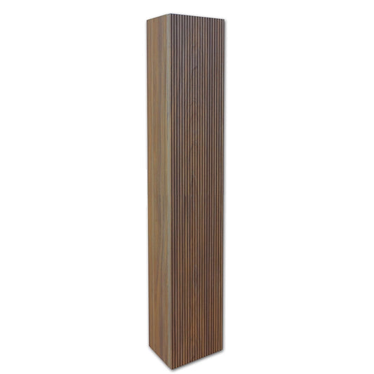 Colonna sospesa noce chiaro 26x150 Urbino bagno Cannettata con un Anta destra