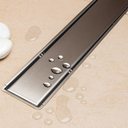 Compact Net Line Canalina doccia a pavimento 55 cm con griglia e scarico Uscita dn 50