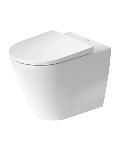 Duravit D-NEO Coppia sanitari a pavimento filo muro senza brida bianco opaco