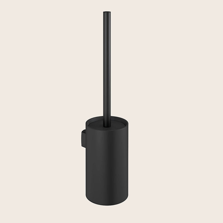 Cosmic Architect Porta Scopino Nero a muro Satinato Soft Black Nero Sat montato a parete, vista del design e della...