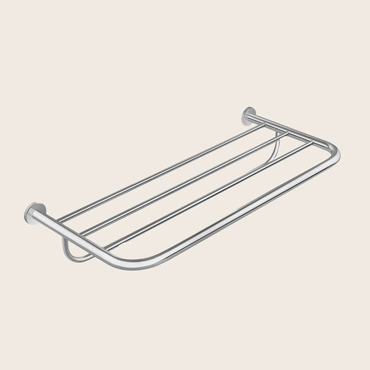 Cosmic Architect Rack portasciugamani 57.5 cm a muro Cromo in lucido montato a parete, vista del design e della finitura...