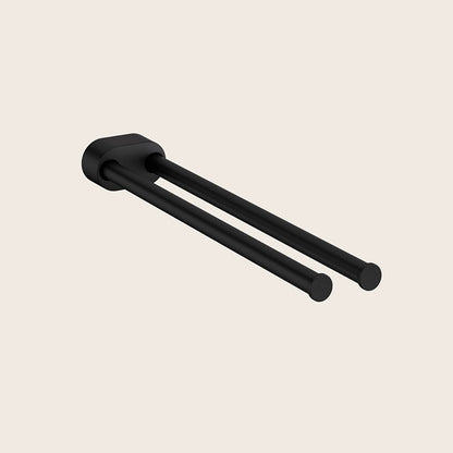 Cosmic Architect S+ Portasciugamani 40 cm A Parete Nero in acciaio inox e opaco montato a parete, vista del design e...