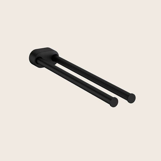 Cosmic Architect S+ Portasciugamani 40 cm A Parete Nero in acciaio inox e opaco montato a parete, vista del design e...