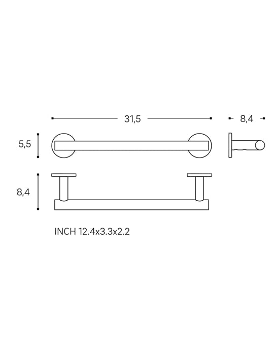 Cosmic Architect Sp Portasalviette 30 cm rame spazzolato WJC235A0063054