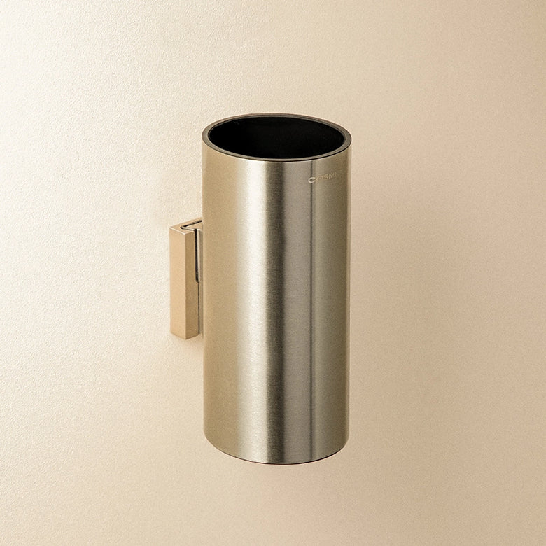 Cosmic Architect dual Portaspazzolini adesivo o per in lucido montato a parete, vista del design e della finitura...