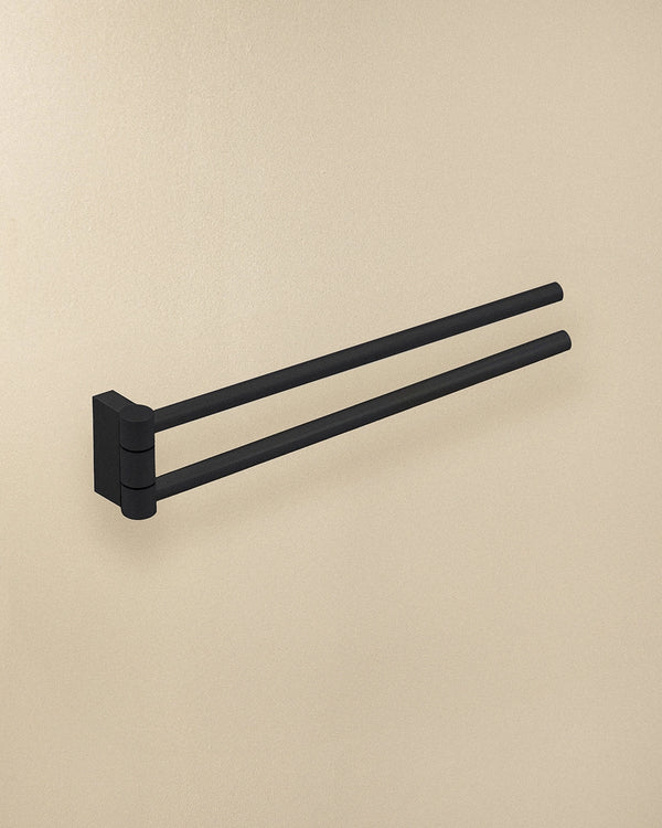 Cosmic B&W portasciugamani a snodo nero opaco WJC238A0075036